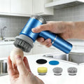 Cordless Electric Spin Scrubber with 5 Brush Heads, 3-Speed Cleaning Brush