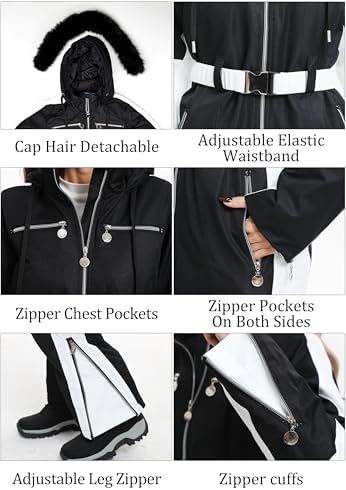 BenBoy Womens Snow Ski Suit Snowsuits Winter Warm Jumpsuits