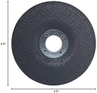 BHA 4.5" x1/4" x7/8" Metal Grinding Wheels for Angle Grinder - 5 Pack