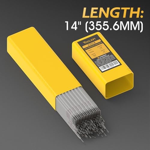 TOOLIOM E7018 Welding Rod Low-Hydrogen Stick Electrodes, 1/8" 10LB
