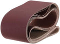 uxcell 10pcs 6" x 89" Sanding Belts 240 Grits Aluminum Oxide Abrasive Belt Sander Paper Sanding Papers for Metal Wood Grinding Polishing, Reddish Brown