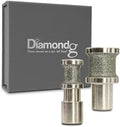 Diamondg Dog Nail Grinder Bits - Diamond-Coated, 60-80 Grit Body, 2 Pack