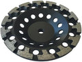 7" Diamond Grind Wheel T Seg Concrete & Coating, 5/8"-11 Threaded Arbor