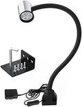 Led Machine Work Light, IP65 Water Proof 23in Flexible Gooseneck Lamp 900 Lumens 120 Volt for Lathe Milling Drill Press Industrial Lighting, Install With Screws