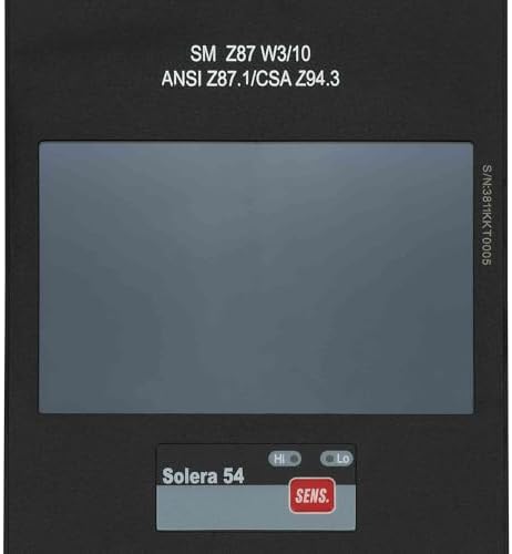 Jackson Safety Solera Series 4.5" x 5.5" Replacement ADF Cartridge - Fits Most 4.5" x 5.5" Welding Hoods - Converts Passive Welding Helmets - Shade 10