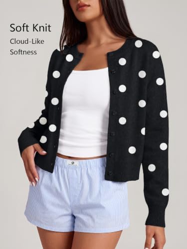 Trendy Queen Cropped Cardigan Sweaters for Women Fall Fashion Clothes 2026