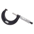 Starrett Outside Micrometer with One-Piece Spindle, Satin Chrome Finish and Tapered Frame - Quick and Easy Adjustment, 1-2"Range, .0001" Graduation - T436.1XRL-2