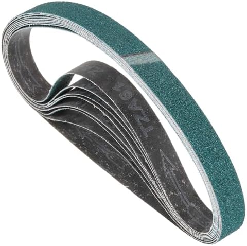8 Pcs Sanding Belts 1 x 42 Inch 60 Grit Zirconia