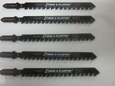 HM/CT 25pc T-SHANK SPECIAL FIBRE & PLASTER 6-tpi 4" CARBIDE JIGSAW BLADES T141HM