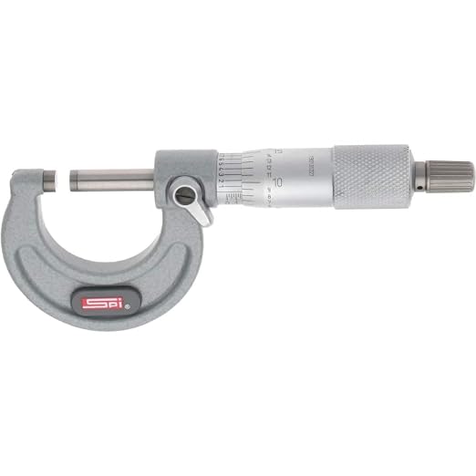 SPI 17-640-4 Calibrated Mechanical Outside Micrometer: 0 to 1 inch Range