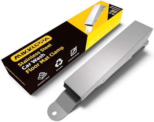 MIKKUPPA Car Mat Clamps, Heavy Duty Stainless Steel, 1 Pack
