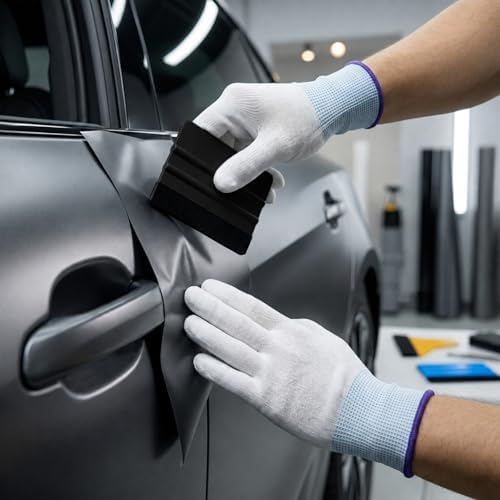 Spanno Heat Gun for Vinyl Wrap, Car Wrap Kit for Window Tint, Include Heat Gun, Plastic Squeegees, Magnet Holder, Vinyl Wrap Cutter
