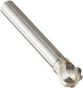 Drill America SD-3NF Carbide Burr/Rotary File Ball End None-Ferrous for Aluminum 3/8" Dia. x 3/8" Cut Length with 1/4" Shank and 3-1/16" Overall Length, DUL Series