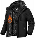 Yufawow Men Winter Jacket Skiing Jacket Insulated Fleece Lined Waterproof Windbreaker for Snowboard Hiking Camping ATV Outdoor Work