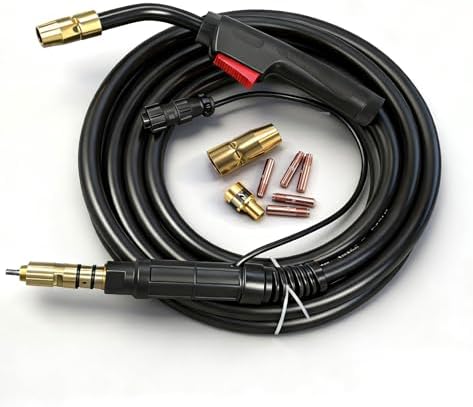10ft 150A Mig Welding Gun Replacement M10/M100 M15/M150 Fits Miller Millermatic 90,120,130,130XP,135,140,141,150,175,180s,185, DVIs,211 MIG Welder