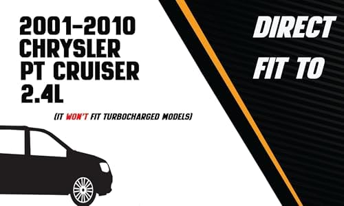 Northeastern Exhaust | Stainless Steel Resonator Muffler Exhaust Ssytem Kit Compatible for Chrysler PT Cruiser 2001-2010 2.4L | Free Clamps and Sleeve Included | Automotive Replacement Part