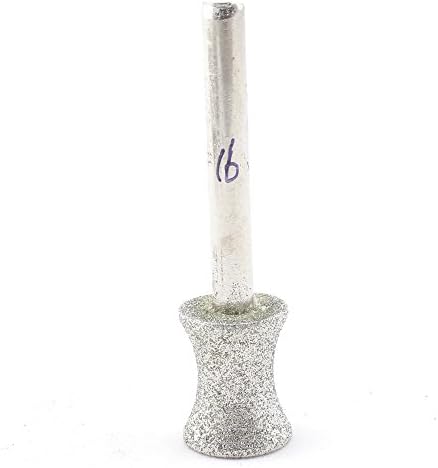 ILOVETOOL 16mm Concave Jade Carved Emery Grinding Head Shank 1/4"