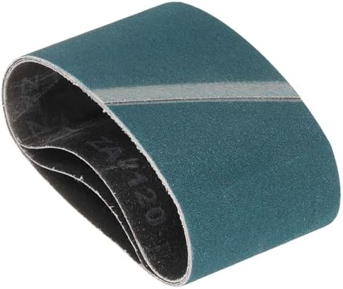 3 Pcs Sanding Belts 4 x 24 Inch 120 Grit Zirconia