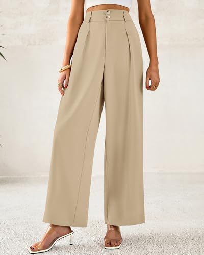 BTFBM Wide Leg Dress Pants Women Business Casual Outfits