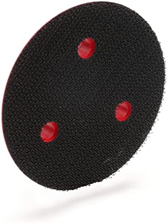 3M Hookit Clean Sanding Low Profile Disc Pad, 3 Holes - for Orbital and Random Orbital Sanders - Hook and Loop Attachment - 3' x 1/2' x 1/4-20 External - 20350 (Pack of 3)