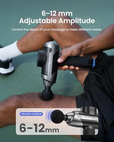 RENPHO Ascend Massage Gun, Adjustable 6-12mm Amplitude