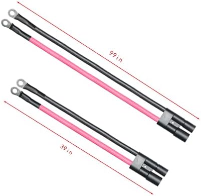 Fit for Snow Plow Power Ground Wire Kit for Boss Snow Plow Side - HYD01690 and HYD01684, Compatible with Boss Snow Plow Parts, 6AWG Efficient and Durable Truck Plow Side Repair Kit