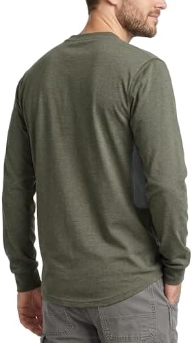 BOCOMAL FR Shirts for Summer Breathable Vented Mesh Flame Resistant Henley