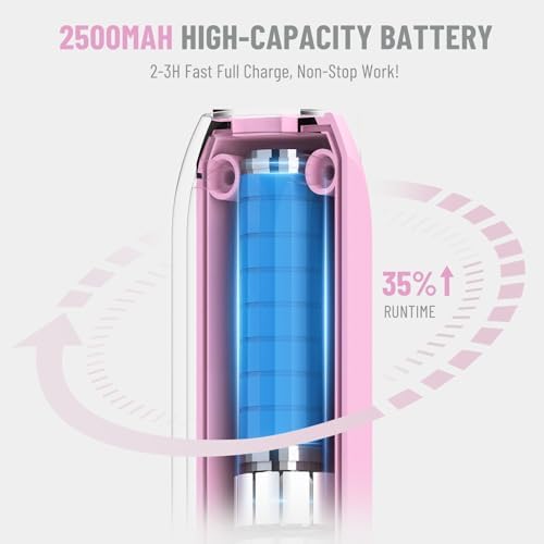 Katerk Mini Cordless Rotary Tool Kit 3.7V, 70 Accessories Pink Craft Tool
