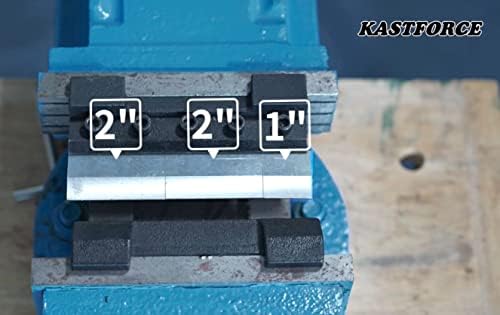 KF5011 5 Inch 125mm Vise Mount Metal Brake Bender Attachment Bending Max Capacity 14 Gauge 2mm Mild Steel 1/8" Aluminum