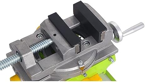 Rotary Table 90 ° 3" Cross Slide Drill Press Vise Horizontal Precision Milling Drilling Machine Vernier Reading Milling Drilling Boring
