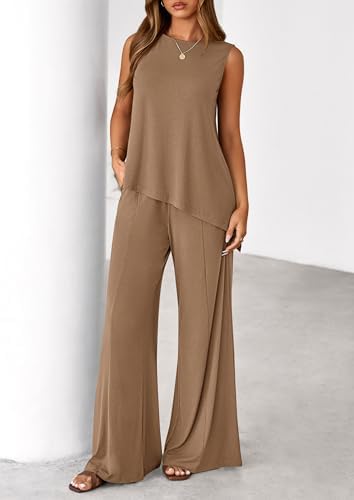 PRETTYGARDEN Women's Summer 2 Piece Matching Lounge Sets