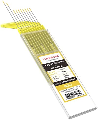 YESWELDER TIG Welding Tungsten Electrode 1.5% Lanthanated