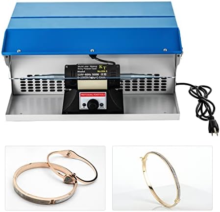 200W Jewelry Polishing Machine Table Top Dust Collector with Light