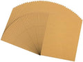 40 Pcs 100 Grit Sandpaper 4.5 x 5.5 Inch Sand Paper Alumina Gold