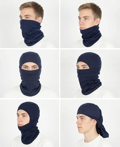 BOCOMAL FR Balaclava with Face Mask Flame Resistant 5.5oz Lightweight 100%C
