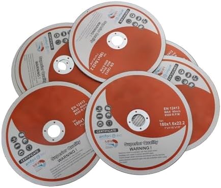 findmall 100 Pack 7" x1/16 x7/8" Cut-Off Wheel - Metal & Stainless Steel Cutting Discs