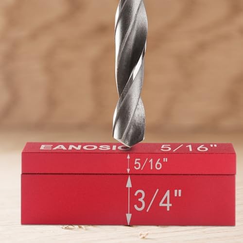 EANOSIC Setup Blocks Woodworking Tools - 16 PCS Height Gauge Block Set with Easy Block, Precision Ruler-Marked Bars - Solid Aluminum Alloy Setup Barsn Saw Gauges for Router and Table Saw Set Up