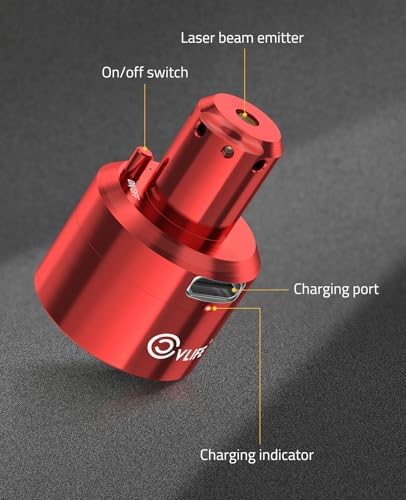 CVLIFE Rechargeable Green/Red Laser Bore Sight Magnetic Bore Sight Laser