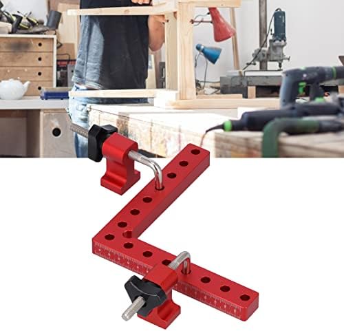 Woodworking, 90° Positioning Square, Durable Device for Accurate Right Angle Measurement for Boxes, Photo Frame, Aluminium Alloy (160 mm)