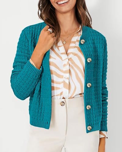 PRETTYGARDEN Women's Fall Lightweight Cardigan Sweaters