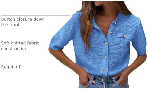 PRETTYGARDEN Women's Summer Casual Button Down Shirts