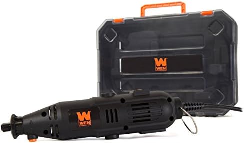 WEN 23103 1-Amp Variable Speed Rotary Tool with 100+ Accessories, Carrying Case and Flex Shaft