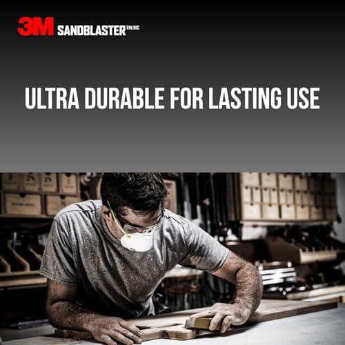 3M 20909-60 Sandblaster 60-Grit Sponge Block Sanding, Sponge, Block & Holder