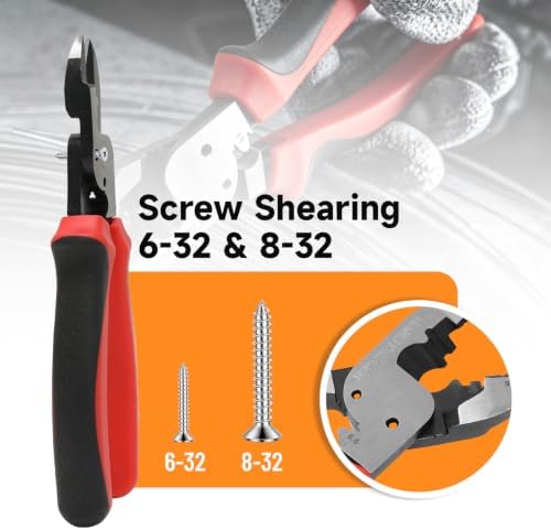 7" 5 in 1 Diagonal Cutting Pliers, CR-V Wire Cutter