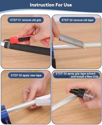 3-in-1 Golf Shaft Clamp, 360° Aluminum Golf Club Regripping Kit
