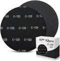 Lounsweer 12Pcs 17" Sanding Screen Disc Mesh Floor Sanding Screen, 120 Grit