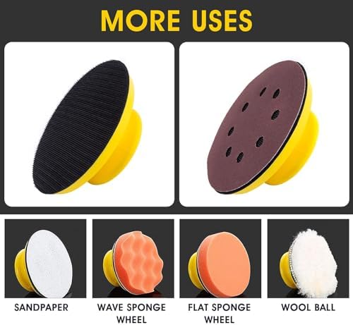S SATC Sanding Blocks 5 Inch Hook and Loop Sanding Block 2 PCS Round and Mouse Hand Sanding Block for Wood Furniture Restoration Home Arts and Crafts