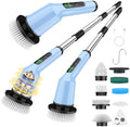 Electric Spin Scrubber for Bathroom, Shower Scrubber with Long Handle