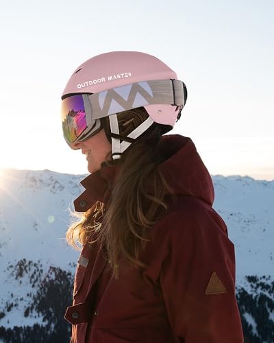 OutdoorMaster Kelvin Ski Helmet - Snowboard Helmet for Men, Women & Youth