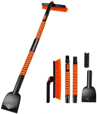 Purehorizon 54-62 in Snow Brush and Ice Scraper for SUVs and Trucks